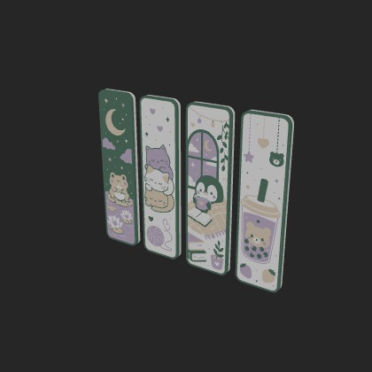 Bookmark set #1 β Front