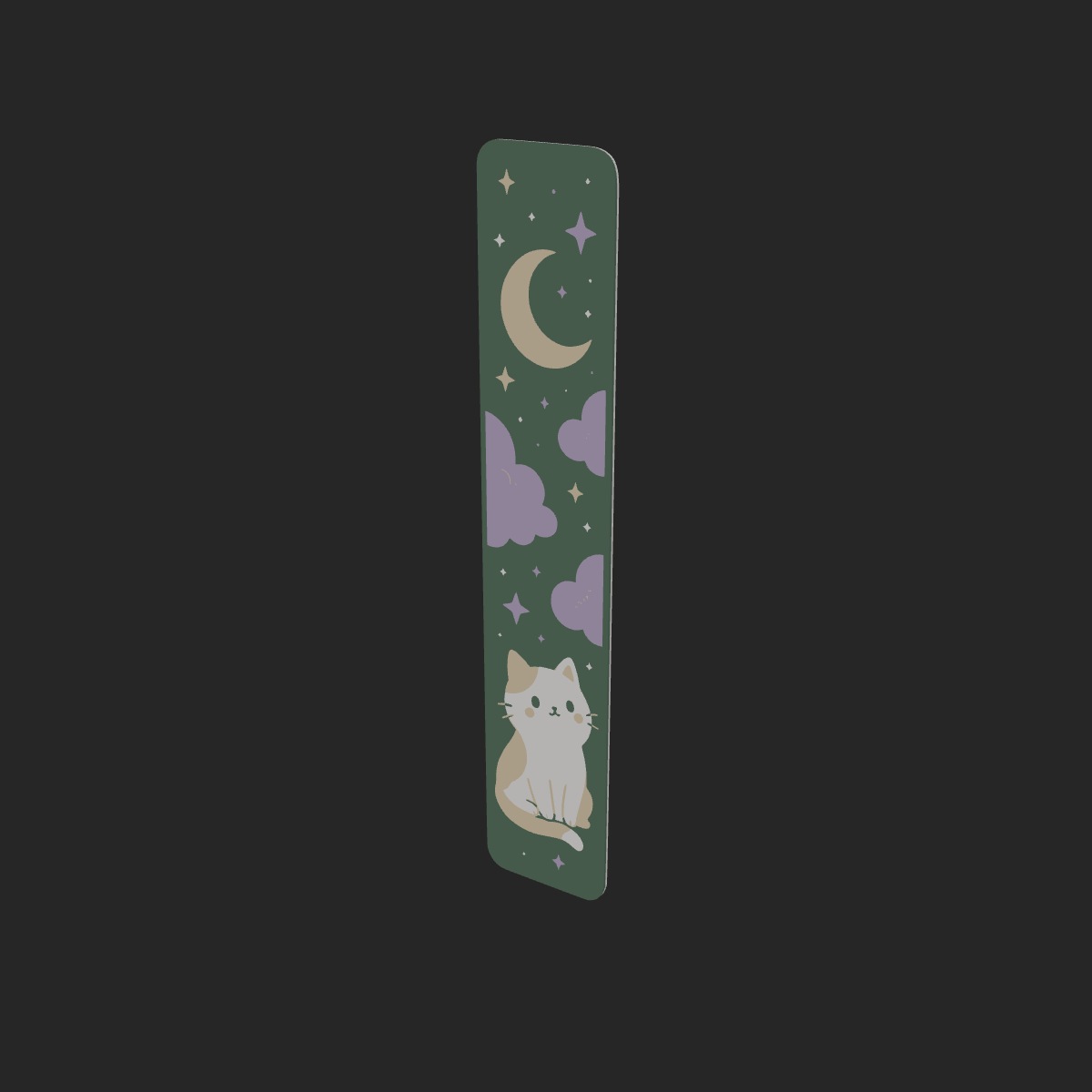 Orange Cat Bookmark β Front
