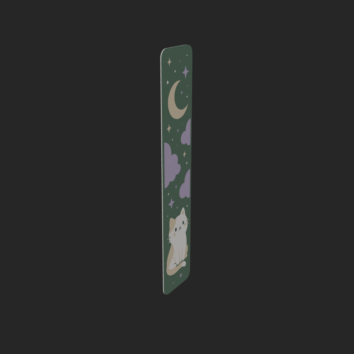 Orange Cat Bookmark β Side