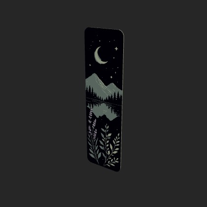 Dark Moon Bookmark β Front
