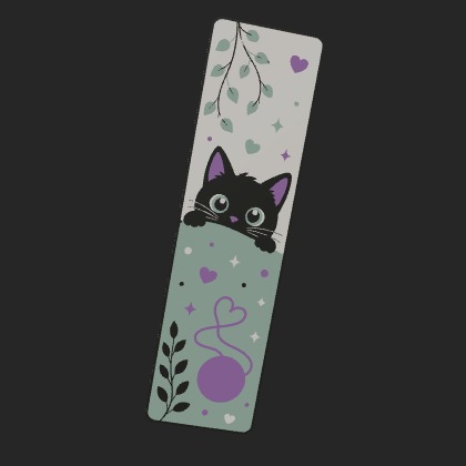 Black Cat Bookmark