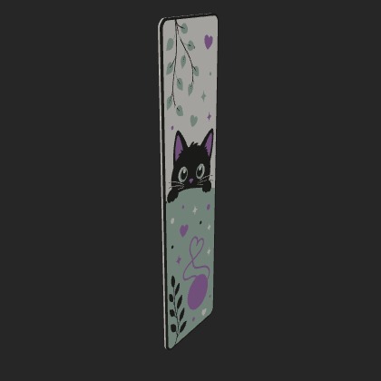 Black Cat Bookmark β Side