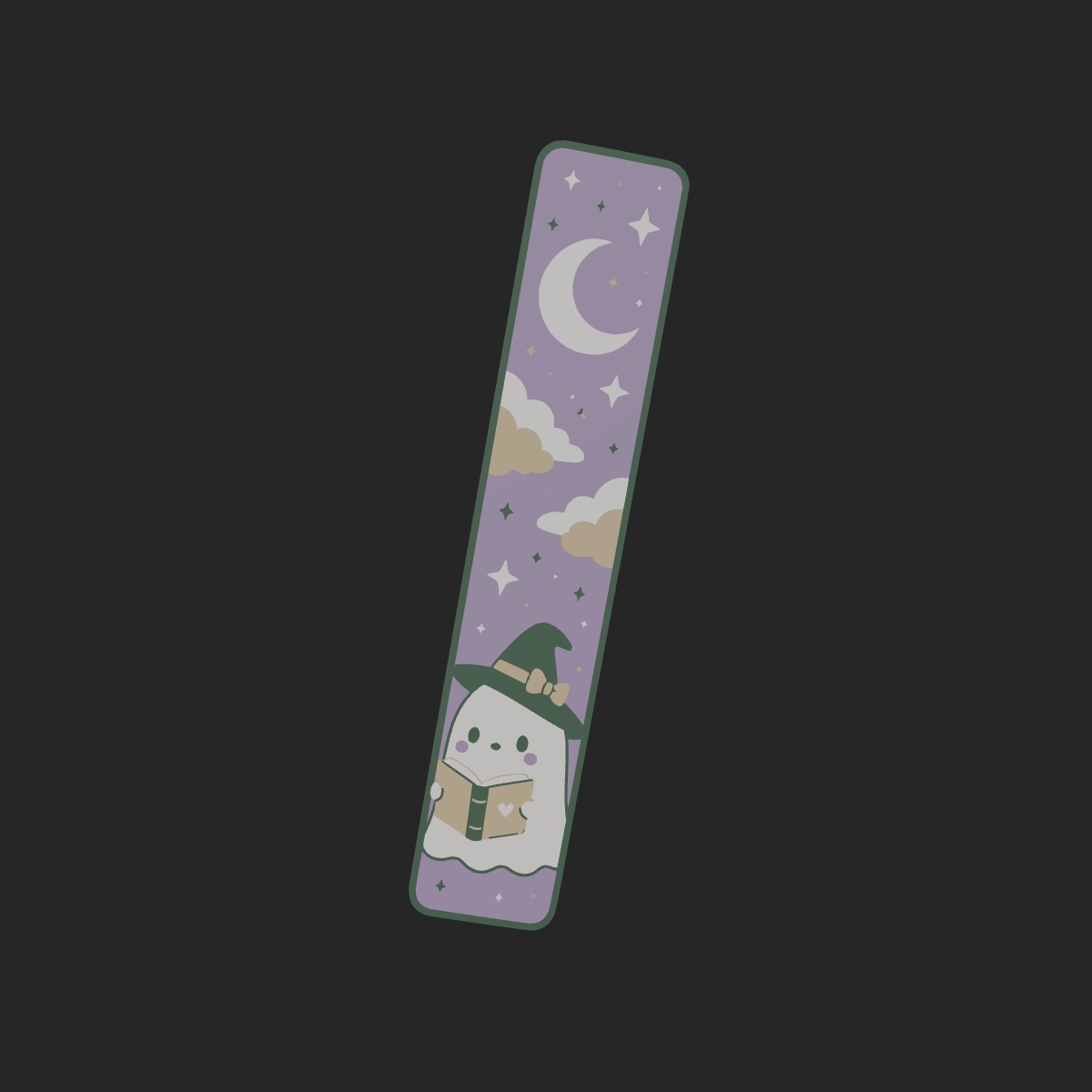 Purple Ghost Bookmrk