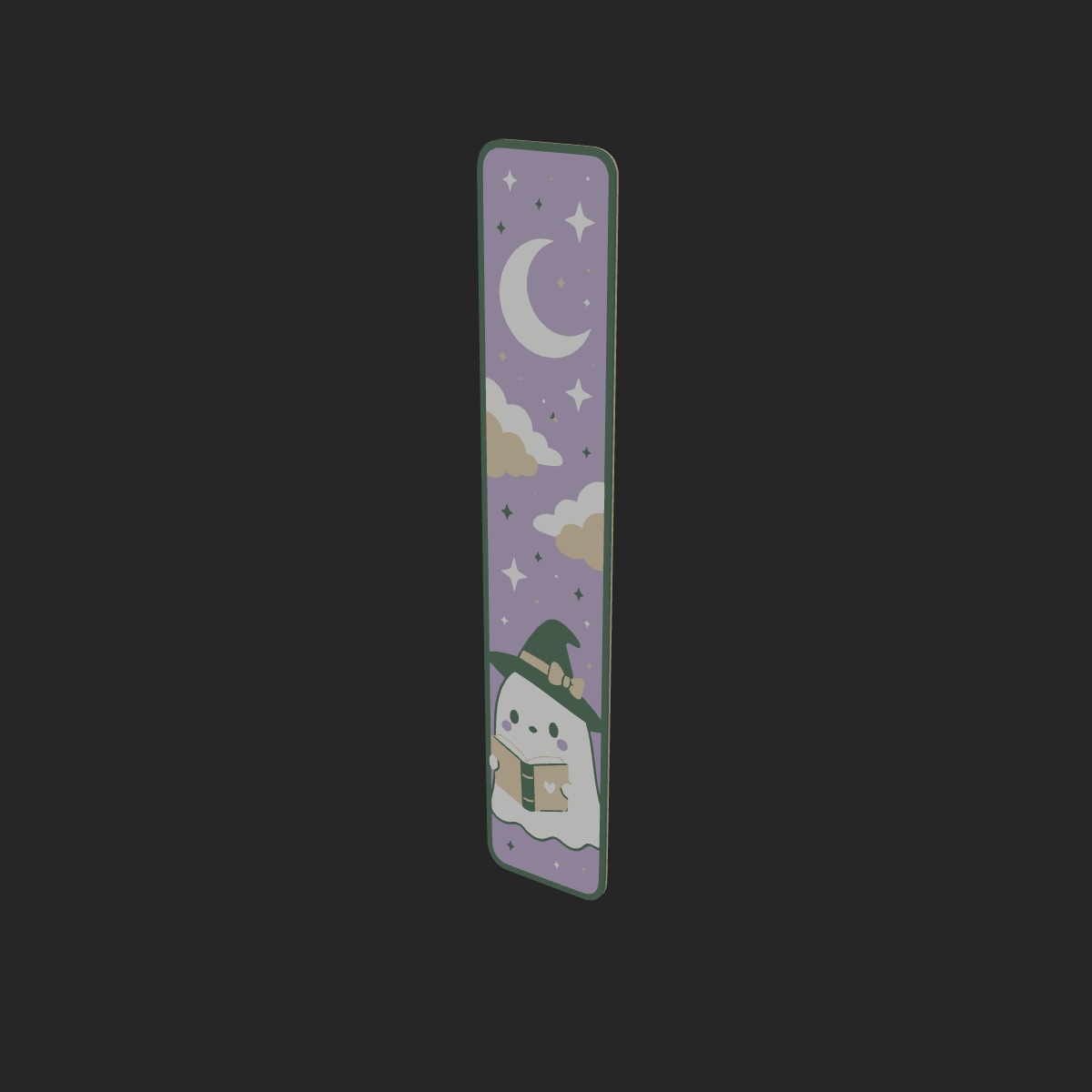 Purple Ghost Bookmrk β Front